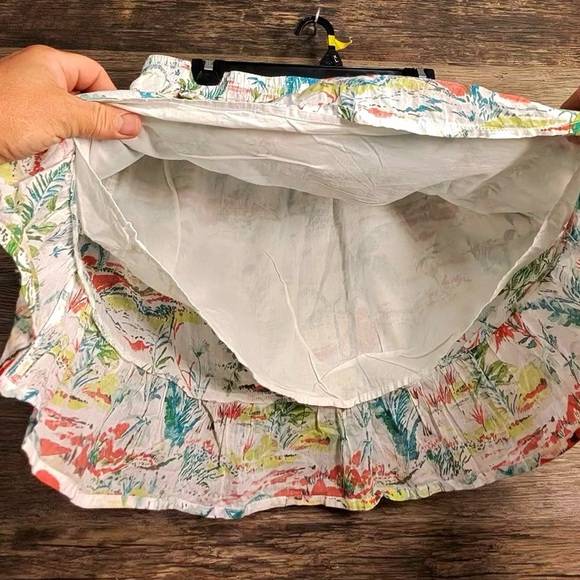 Sigrid Olsen Colorful Tropical Mini Skirt - Picture 7 of 9